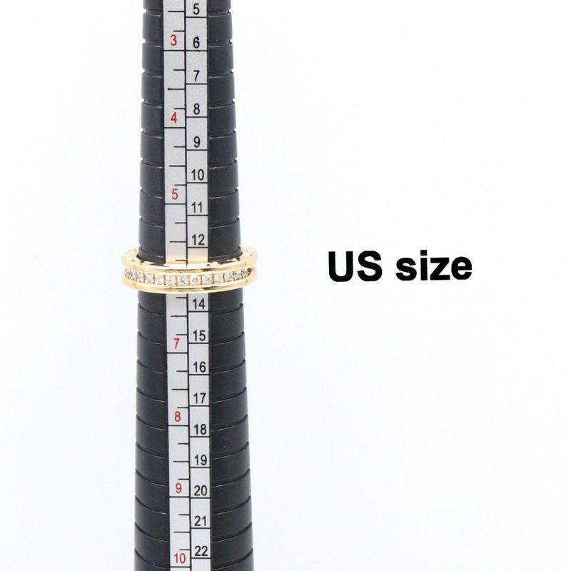 Bvlgari Ring B-zero One Diamond Band 18K