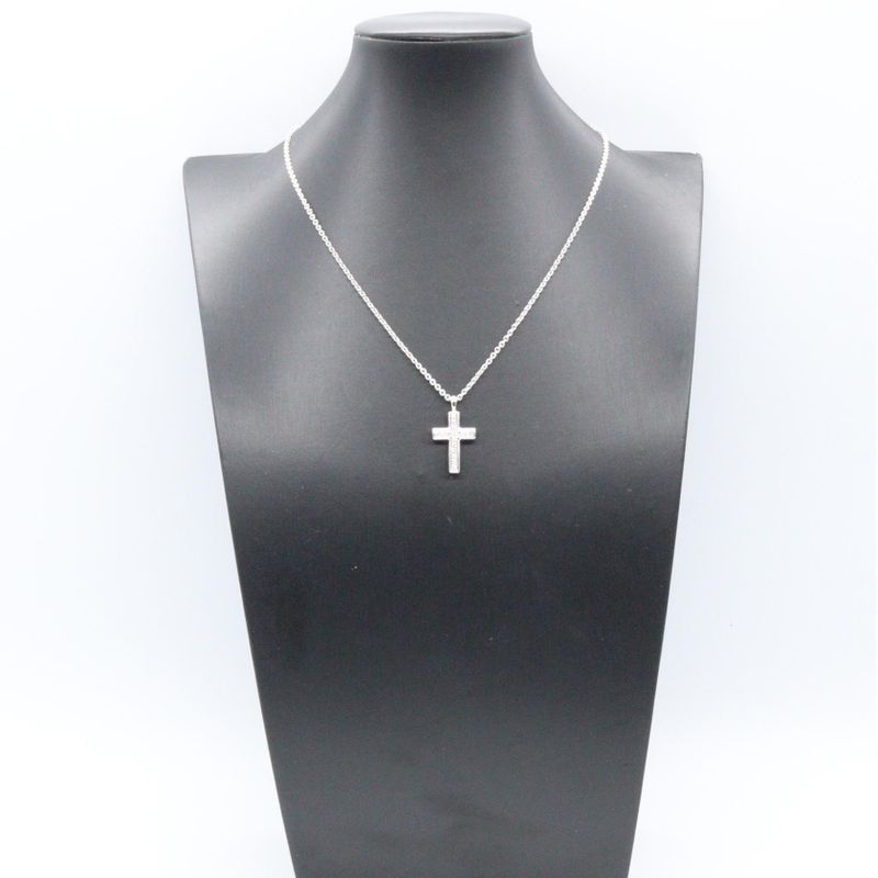 Bvlgari Necklace Latin Cross Diamond