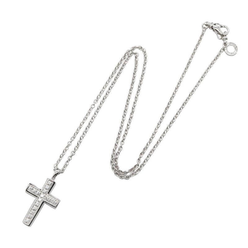 Bvlgari Necklace Latin Cross Diamond