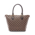 Louis Vuitton Tote Saleya PM Canvas Leather Ebene Brown