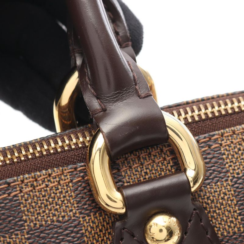 Louis Vuitton Tote Saleya PM Canvas Leather Ebene Brown