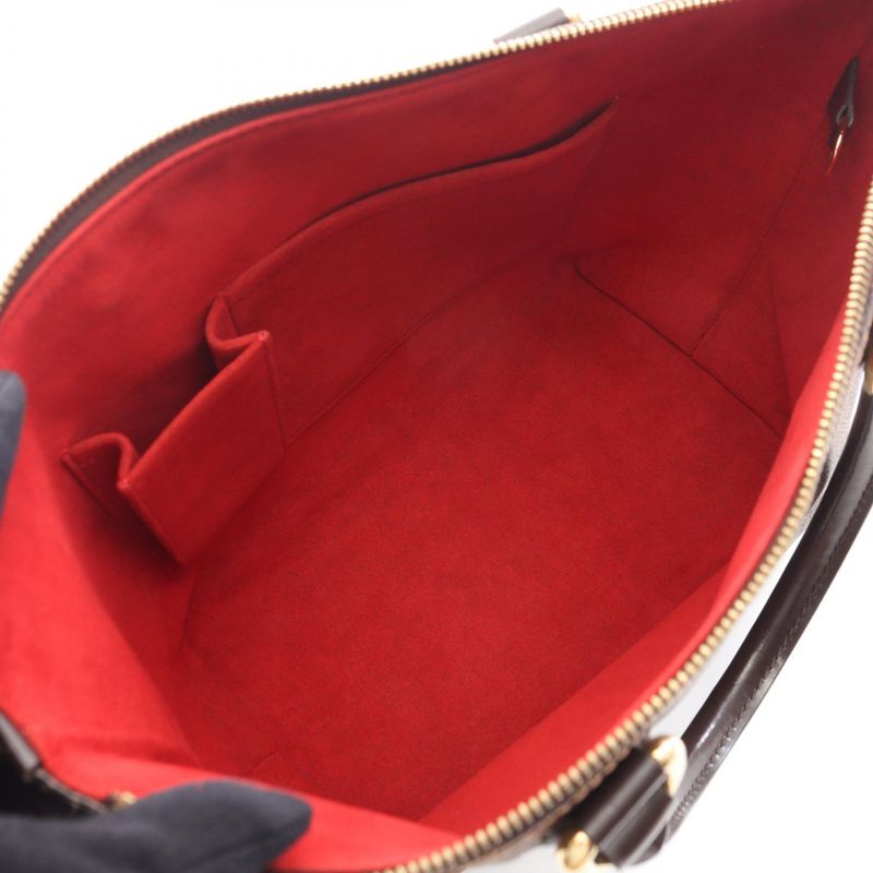 Louis Vuitton Tote Saleya PM Canvas Leather Ebene Brown