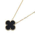 Van Cleef & Arpels Necklace Vintage Alhambra Onyx 38