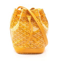 Goyard Shoulder Bag Petit Flo Yellow Canvas Multicolor