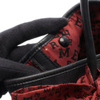 Hermes Tote Garden Twill TPM Black Leather