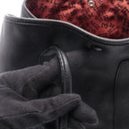 Hermes Tote Garden Twill TPM Black Leather