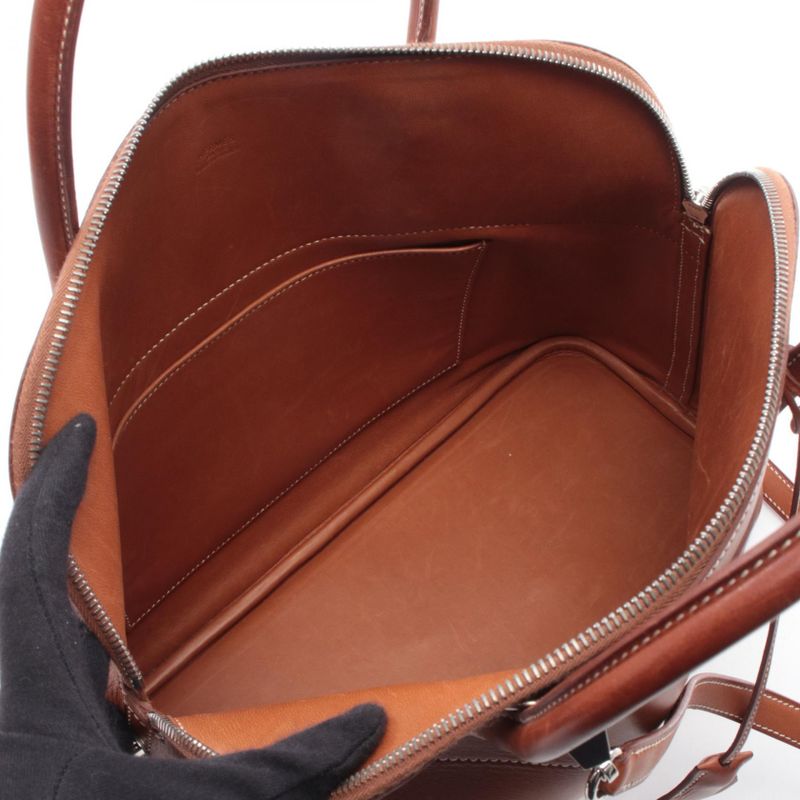 Hermes Handbag Bolide 37 Noisette Leather Noisette Brown