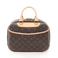 Louis Vuitton Handbag Trouville Canvas Leather