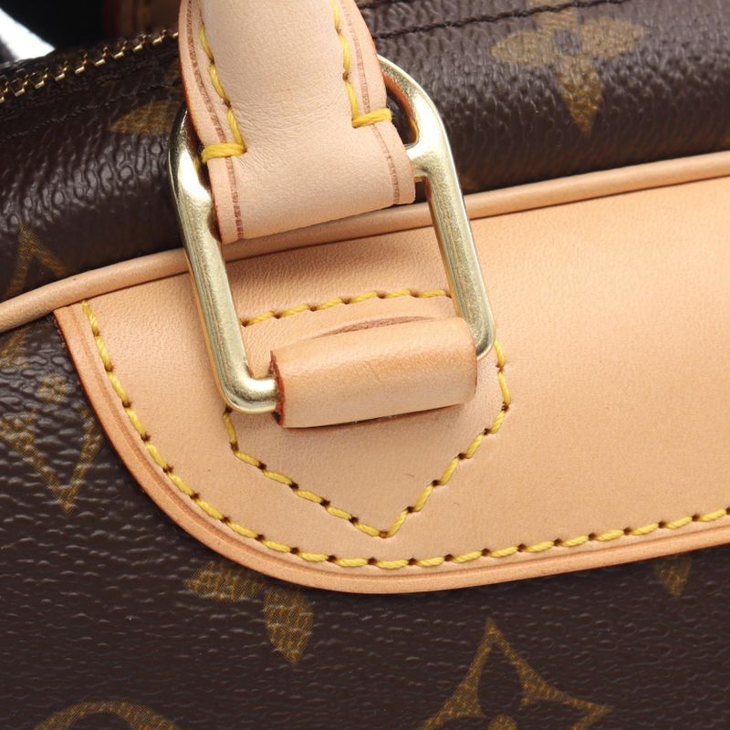 Louis Vuitton Handbag Trouville Canvas Leather