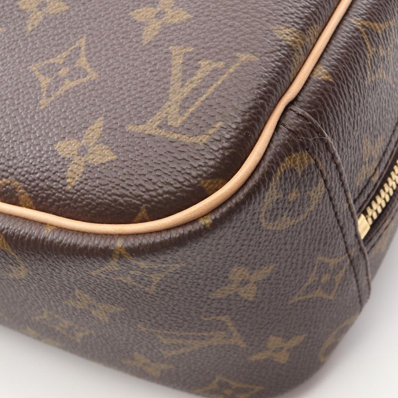 Louis Vuitton Handbag Trouville Canvas Leather