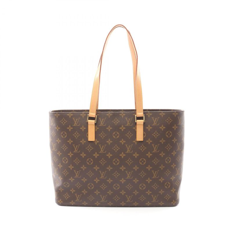 Louis Vuitton Tote Luco Canvas Leather