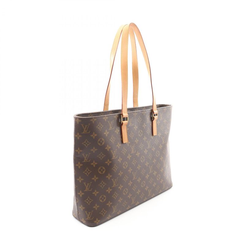 Louis Vuitton Tote Luco Canvas Leather