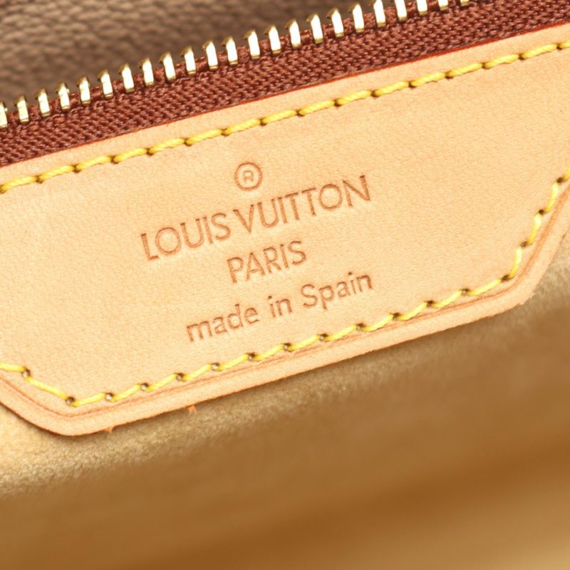 Louis Vuitton Tote Luco Canvas Leather