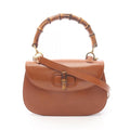 Gucci Handbag Bamboo 000 Camel Leather 2-Way