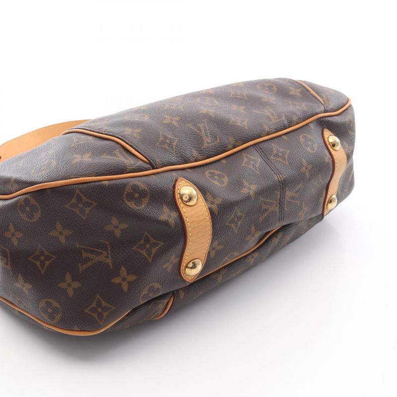 Louis Vuitton Shoulder Bag Galliera PM Canvas Leather