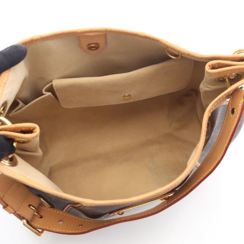Louis Vuitton Shoulder Bag Galliera PM Canvas Leather