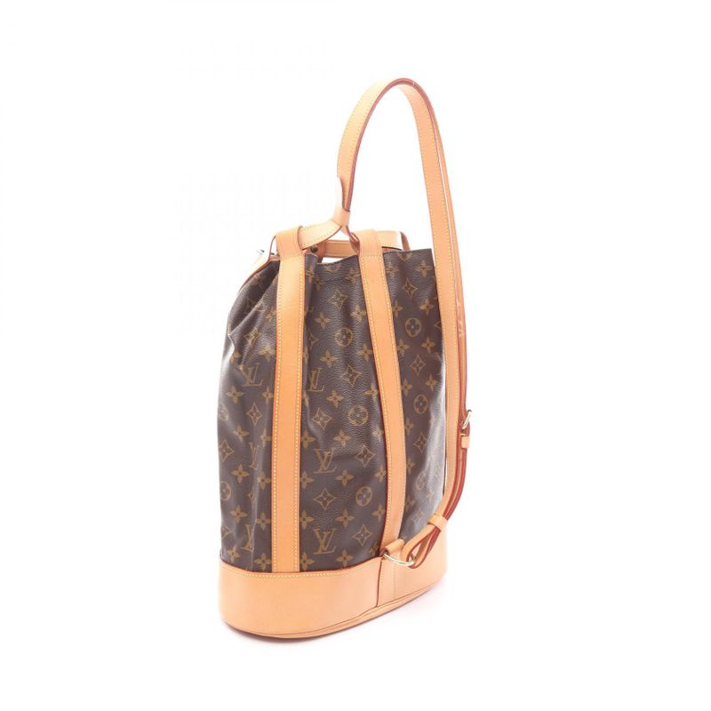 Louis Vuitton Shoulder Bag Randonne PM Canvas Leather