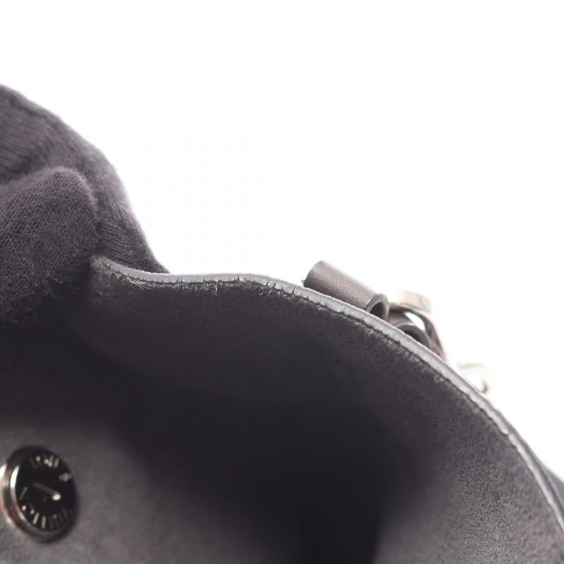 Louis Vuitton Tote Hina PM Noir Black Leather Brown