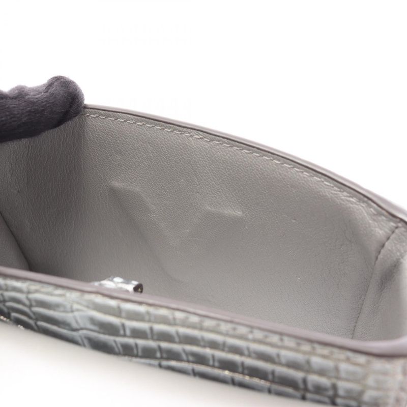 Louis Vuitton Shoulder Bag Twist Mini Blue Silver Leather
