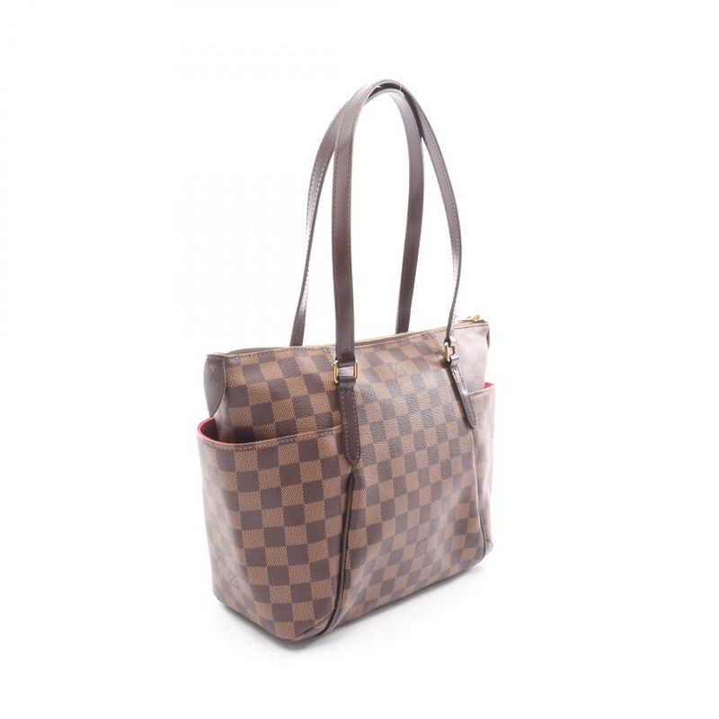 Louis Vuitton Tote Totally PM Canvas Leather Ebene Brown