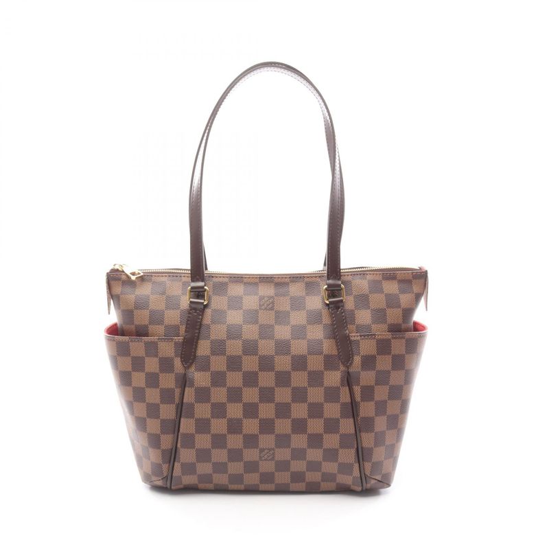 Louis Vuitton Tote Totally PM Canvas Leather Ebene Brown