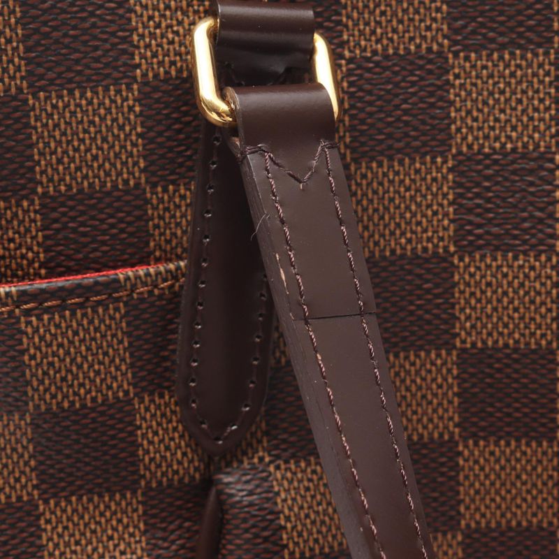 Louis Vuitton Tote Totally PM Canvas Leather Ebene Brown