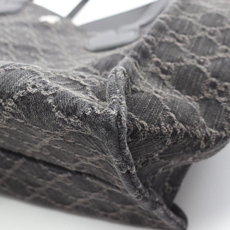 Gucci Tote Ophidia Large Denim Black Canvas