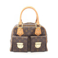 Louis Vuitton Handbag Manhattan PM Canvas Leather