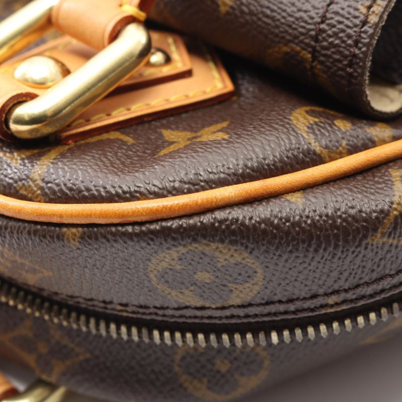 Louis Vuitton Handbag Manhattan PM Canvas Leather