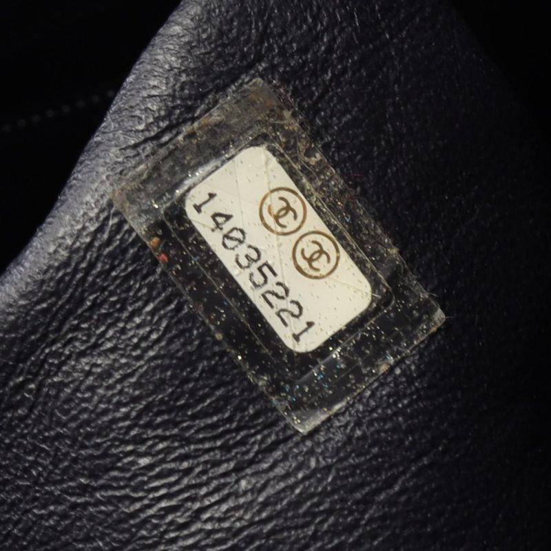 Chanel Coco Cocoon Silver Leather Boston Bag