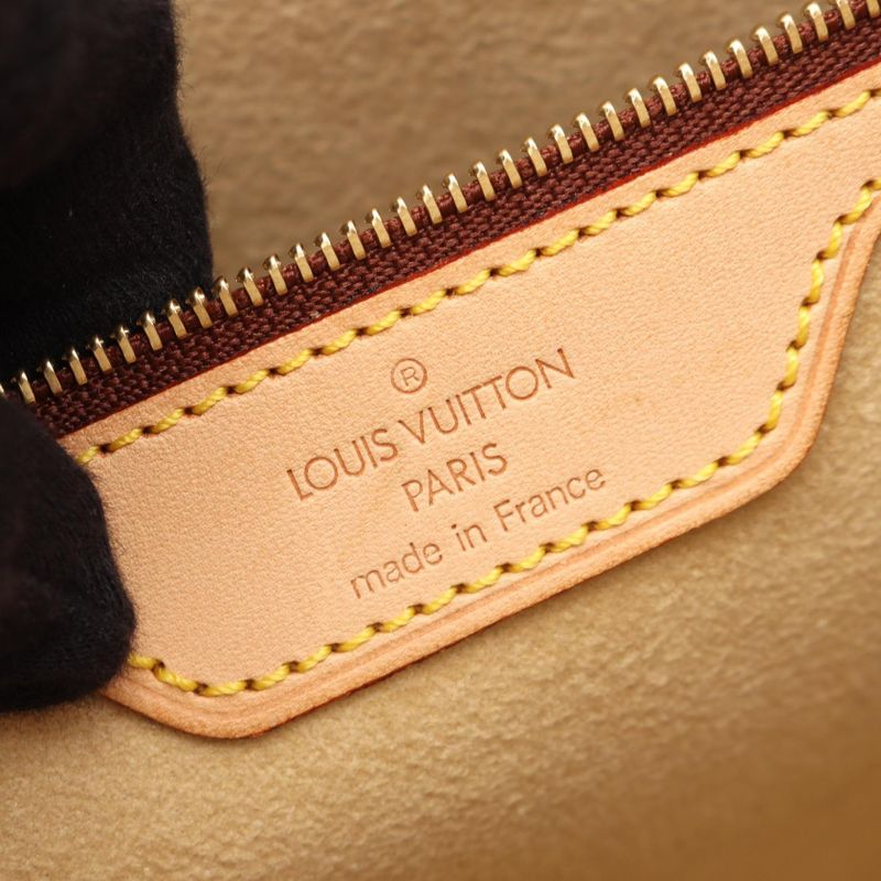 Louis Vuitton Shoulder Bag Babylon Canvas Leather