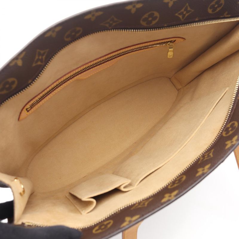 Louis Vuitton Shoulder Bag Babylon Canvas Leather