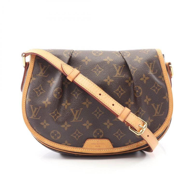 Louis Vuitton Shoulder Bag Menilmontan PM Canvas Leather