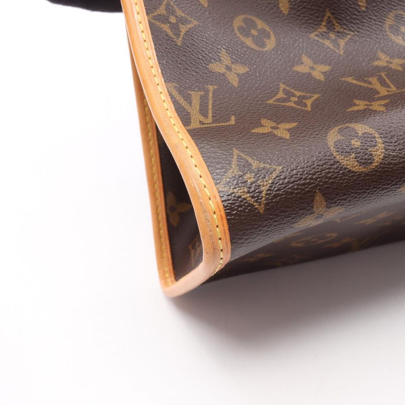 Louis Vuitton Tote Popincourt Canvas Leather