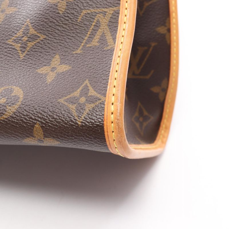 Louis Vuitton Tote Popincourt Canvas Leather