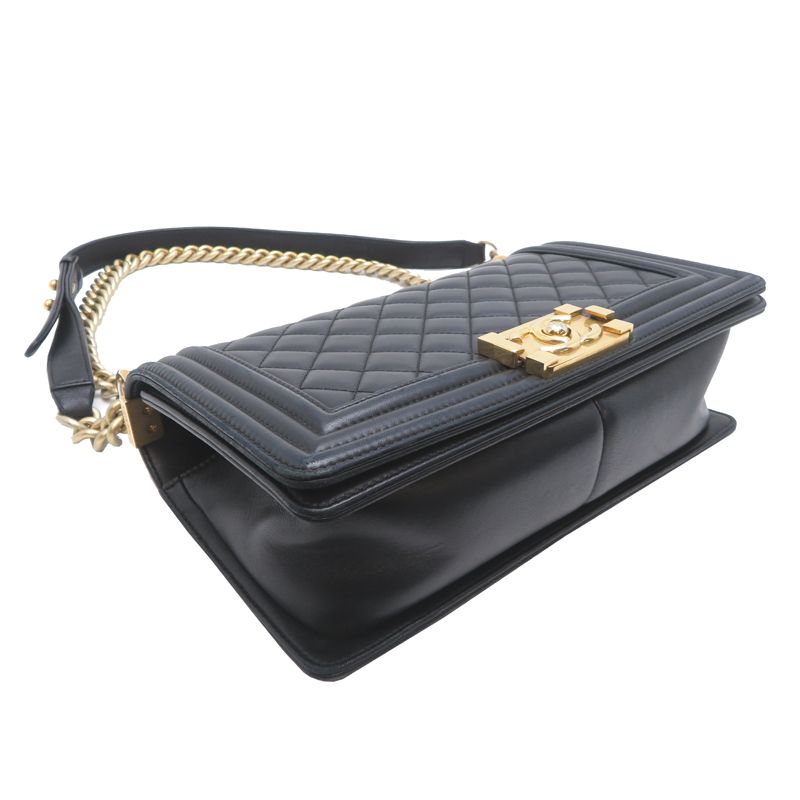 Chanel Shoulder Bag Lambskin Black