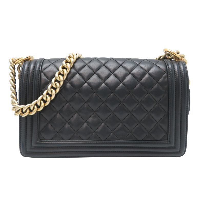Chanel Shoulder Bag Lambskin Black