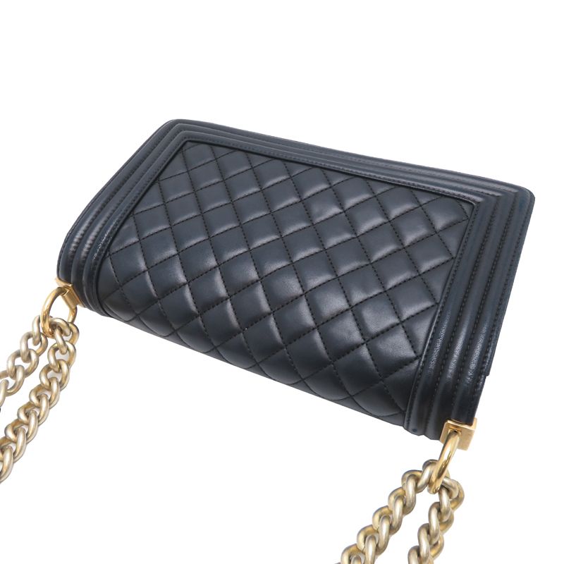 Chanel Shoulder Bag Lambskin Black