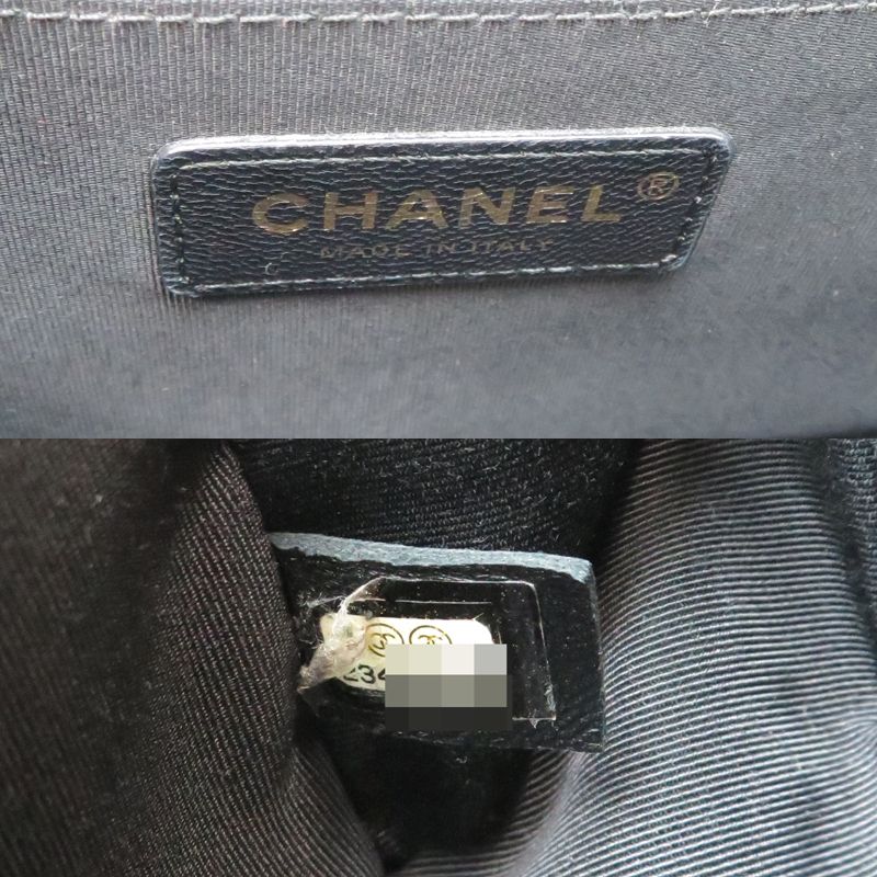 Chanel Shoulder Bag Lambskin Black