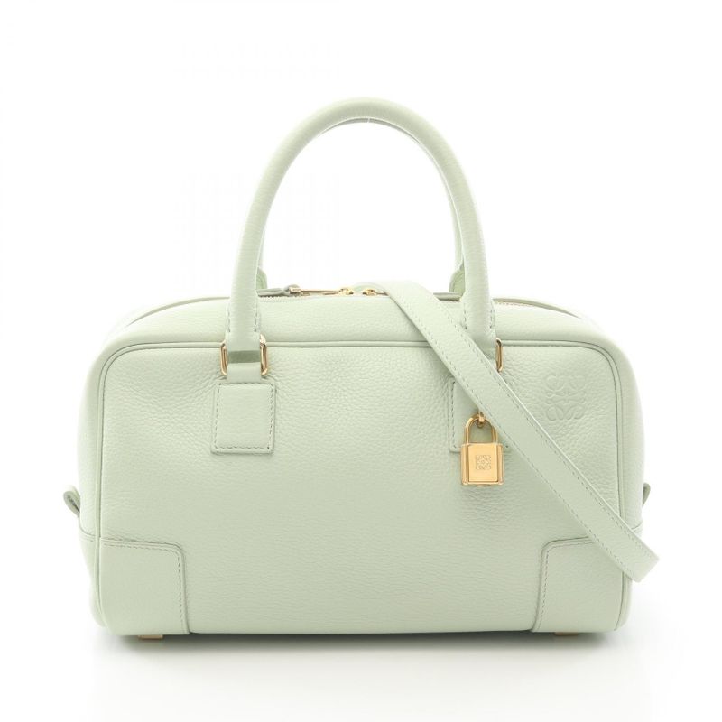 Loewe Handbag Amazona 23 Light Green Leather