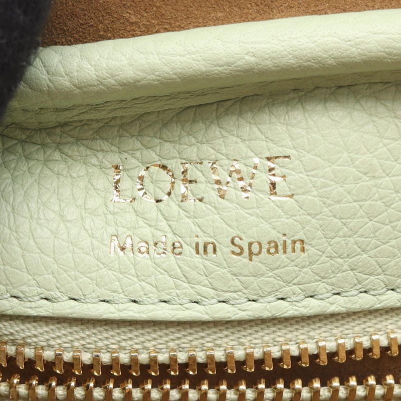 Loewe Handbag Amazona 23 Light Green Leather