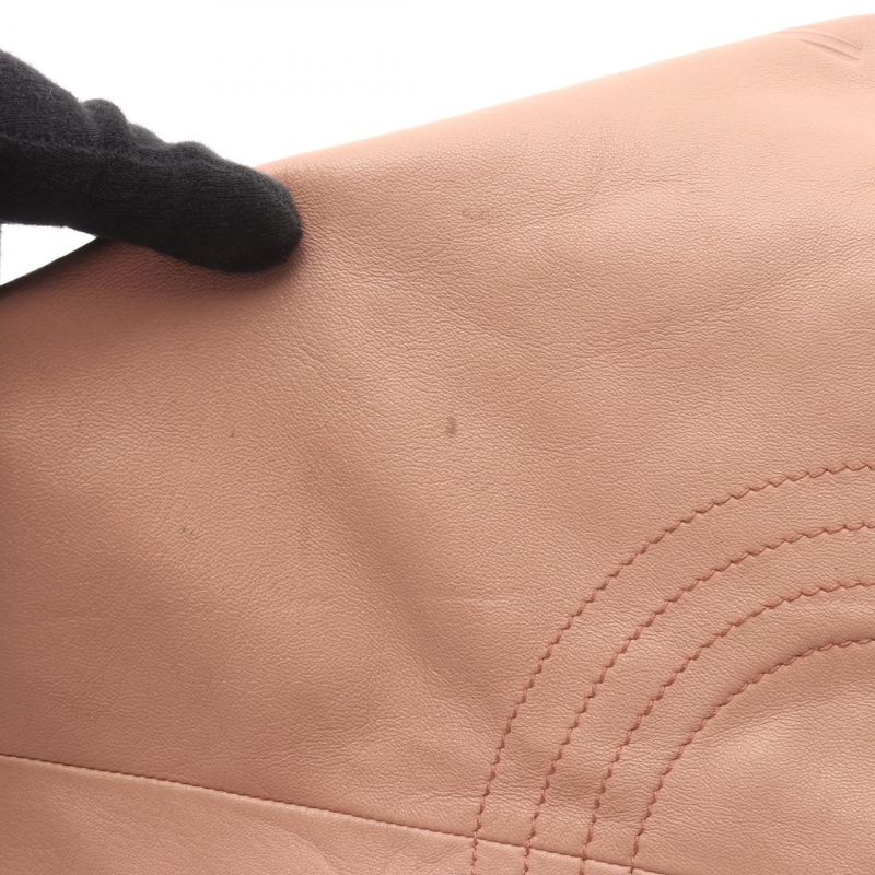 Loewe Handbag Nappa Aire Pink Beige Leather