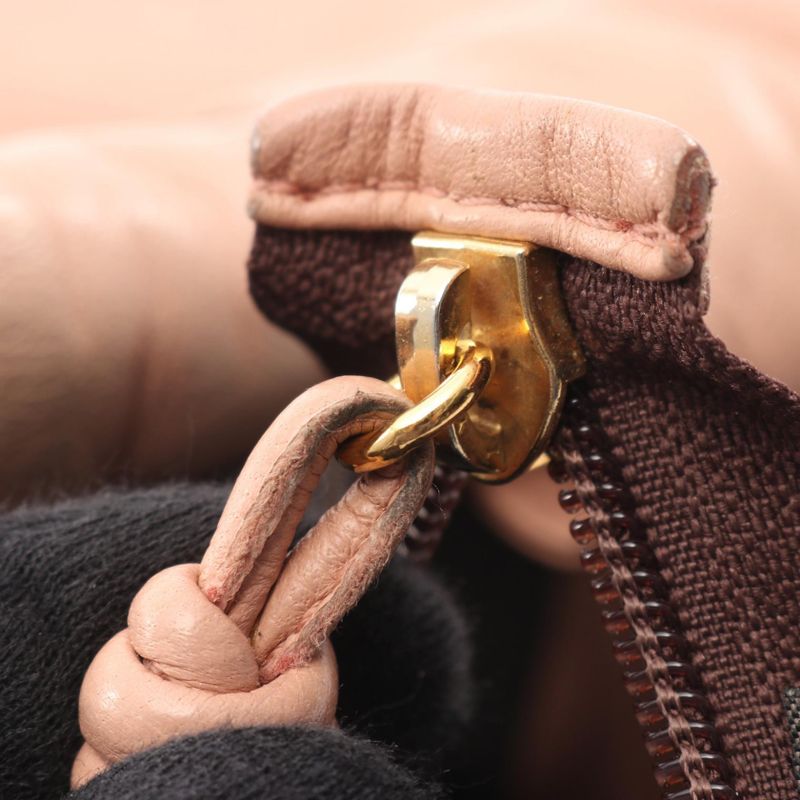 Loewe Handbag Nappa Aire Pink Beige Leather