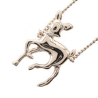 Chanel Necklace Earrings Gift CC Logo Bambi Gold White Green