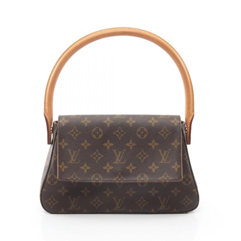 Louis Vuitton Handbag Mini Looping Canvas Leather