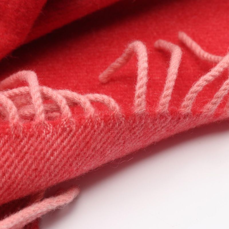 Chanel Shawl Cashmere Red