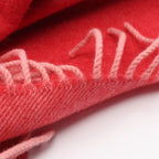 Chanel Shawl Cashmere Red