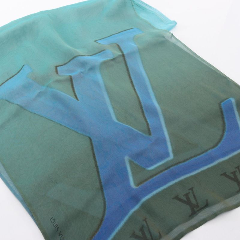 Louis Vuitton Scarf LV Logo Silk