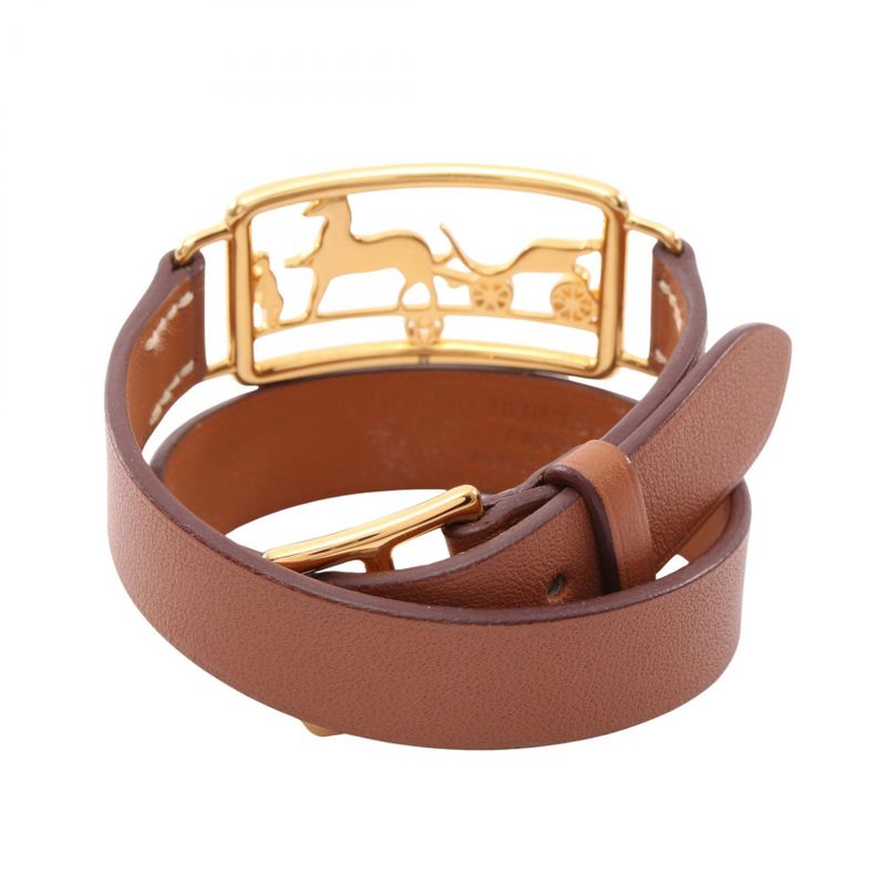Hermes Bracelet Carre Leather