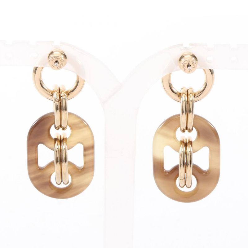 Hermes Earrings Eurydice PM Gold Gray